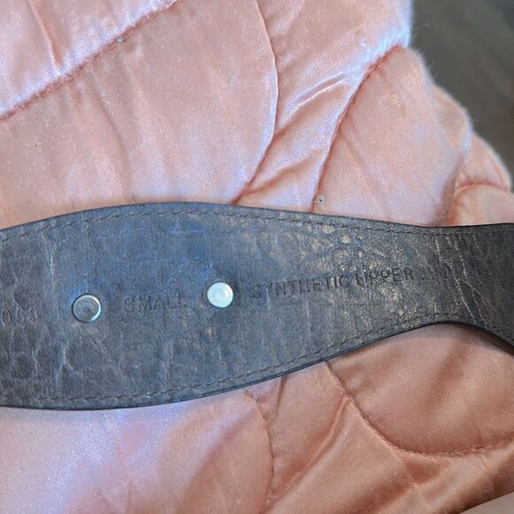 Jessica Simpson Boho Western Brown Belt with Silver Buckle & Silver Conchos - Picture 8 of 10